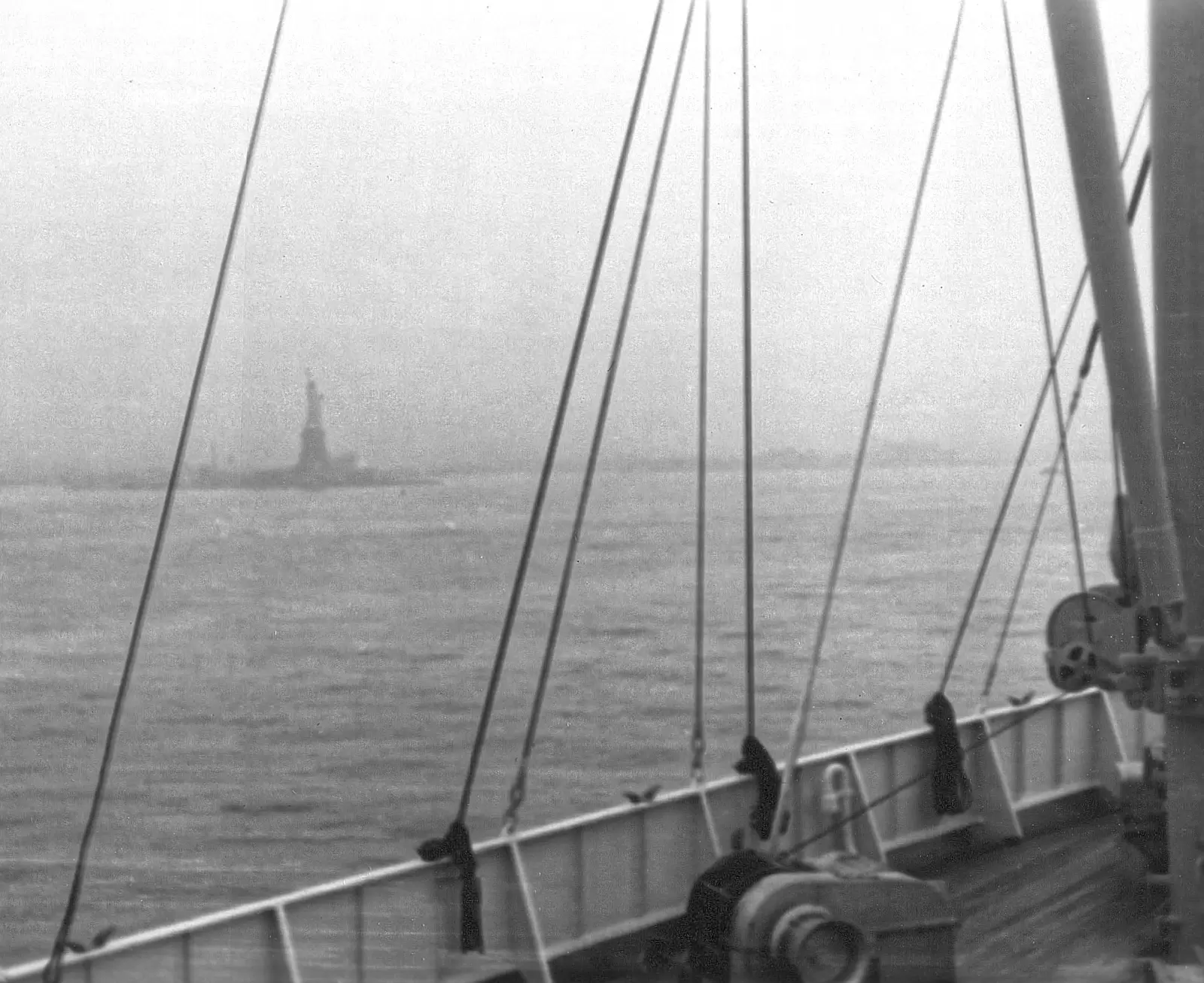 New York in Sicht